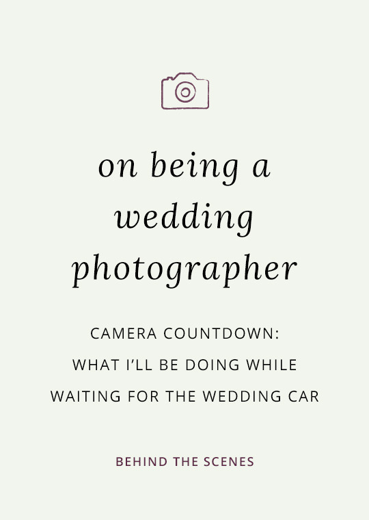 Cover image for blog post about photographing the bride arriving