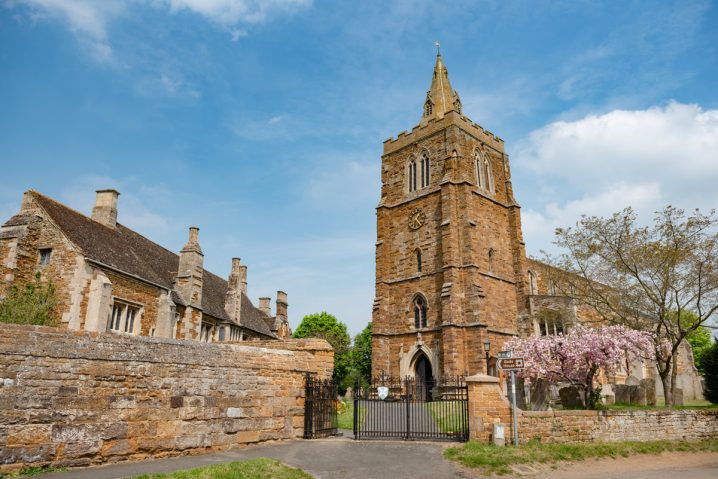 Outside view of Lyddington church