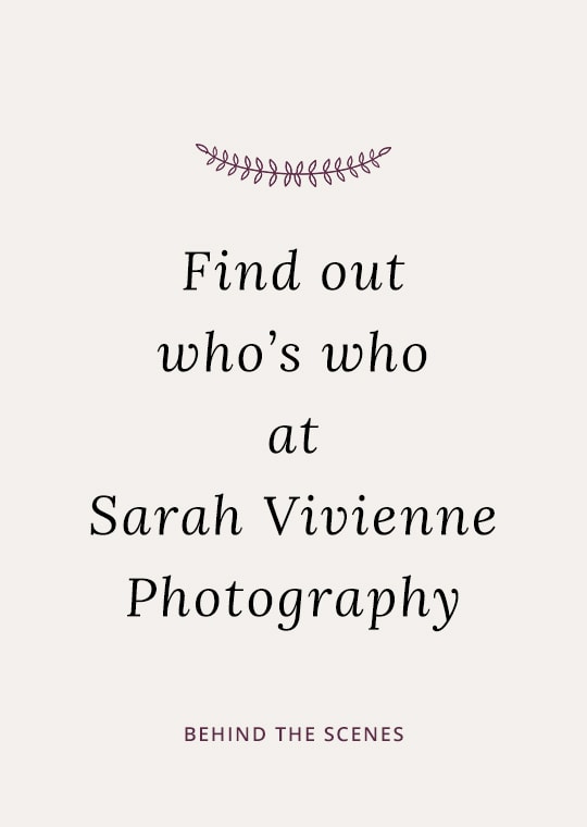 Cover image for blog post about the team at Sarah Vivienne Photography