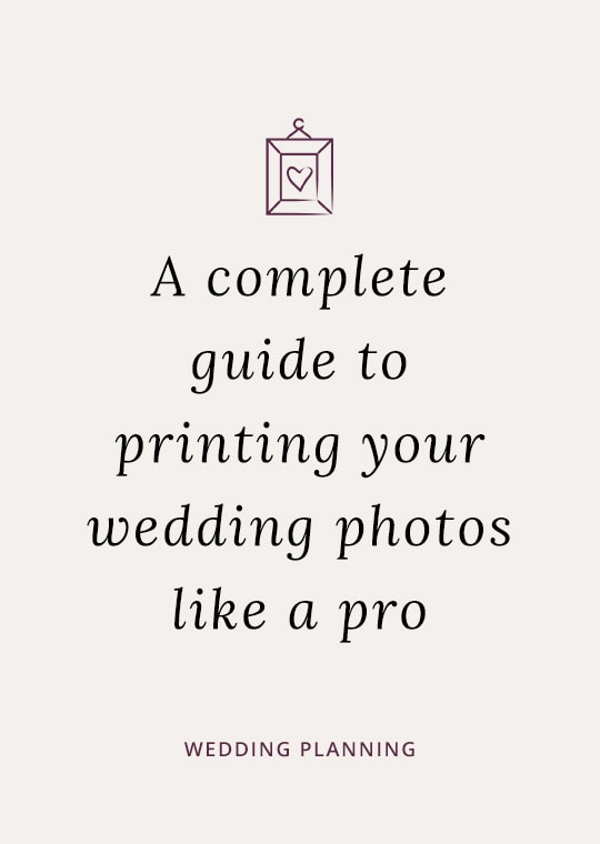 Cover image for blog post about why and how to print your wedding photos