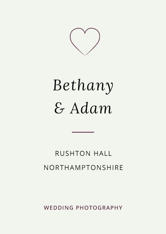 Cover image for blog post of Bethany and Adam's black tie wedding