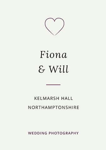 Cover image for blog post about Fiona & Will's wedding at Kelmarsh Hall